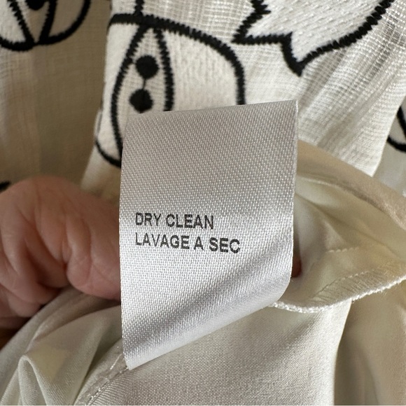 Badgley Mischka Embroidered Floral Halter Dress Women’s Size 10 Preppy Spring - Picture 7 of 10